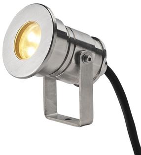 Ühendatav välisvalgusti SLV Dasar, 4.6W, LED, IP67, roostevaba teras v., 10 cm x 10.8 cm