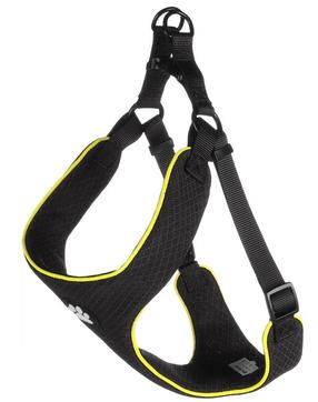 Petnešos šunims Flamingo Step & Go Tasha, juoda sp., 750 - 950 mm x 20 mm, L