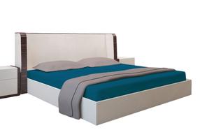 Paklodė PRZS-077, tamsi turkio, 90 x 200 cm, su guma