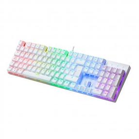 Vadu spēļu tastatūra Mars Gaming MK422WRUS, Angļu (US), balta krās.