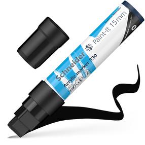 Akrüül marker Schneider Paint-lt 330, 15 mm, must v.