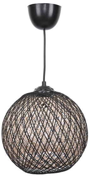 Lampa karināms Opviq 190 390FLH1545, E27, 1 x 60 W, melna krās./krēmkrāsa krās. / melna krās.