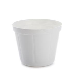 Gėlių vazonas Uniplastex Classic UDC16, plastikinis, Ø 16 cm, balta sp.