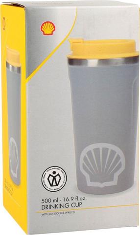 Termostass Shell, 0.5 l, kollane v./hall v.