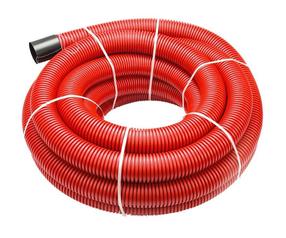 Гофрированная установочная труба с проволокой D40 HDPE, 40 мм, 50 м