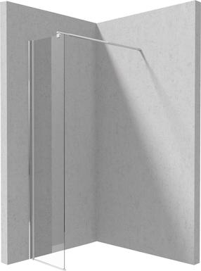 Стенка для душа Deante Kerria Plus, 40 см x 200 см, прозрачный цв./хромовый цв./закаленный