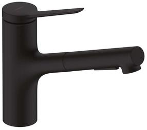 Кухонный смеситель Hansgrohe Zesis M33, черный цв.