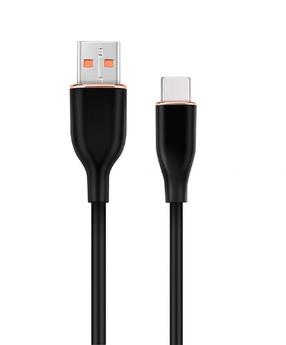 Vads Gembird Premium silicon USB Type-A Vīrietis, USB Type-C Vīrietis, 1.5 m, melna krās.