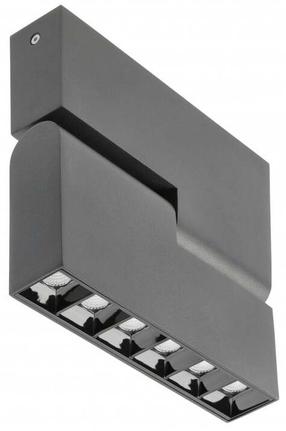 Šviestuvas lubų GTV Sierra LD-SRA18WC-NB, LED, 4000 °K, 1 x 18 W, juoda sp. / juoda sp.