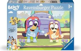 Пазл Ravensburger Bluey Visiting Grandma, 18 см x 26 см, 35 шт.