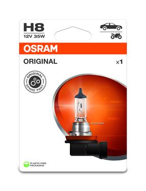 Auto spuldze Osram 64212-1BL, halogēnā spuldze, caurspīdīga krās., 12 V