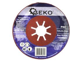 Šlifavimo diskas Geko G78701, 125 mm x 22.2 mm