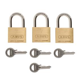 Spyna Abus 60/40 Triples C, žalvario sp., 60 mm x 40 mm
