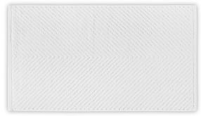  Vannirätik Foutastic Chevron, valge v./hall v., 71 cm x 40 cm