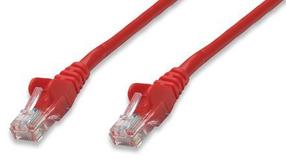 Laidas Intellinet CAT 5e UTP Patch RJ-45 8P8C, RJ-45 8P8C, 3 m, raudona sp.