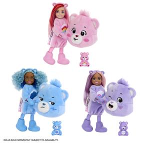 Lėlė su priedais Mattel Barbie Cutie Reveal Care Bears JCN97, 12 cm, (spalva/dizainas parenkami atsitiktine tvarka)