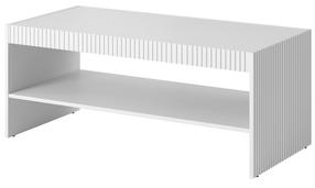 Kafijas galdiņš Cama Meble Pafos, balta krās., 120 cm x 56.5 cm x 50 cm