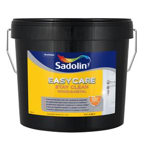 Краска-эмаль, для окон/для дверей/для мебели Sadolin Easycare Wood & Metal, фактура: матовая, 4.7 l, белый цв.