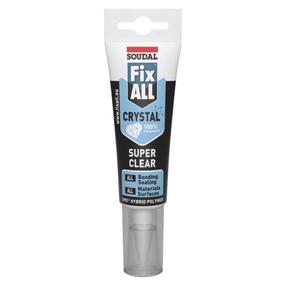 Клей готовы к использованию Soudal Fix ALL Crystal Kristāldzidrs, 0.125 л