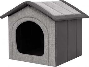Šuns būdelė Hobbydog Inari R4 BUIJSG3, grafito sp./šviesiai pilka sp., R4
