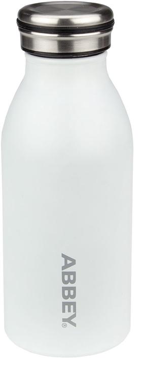 Joogipudelid- ja sheikerid Abbey, valge v., roostevaba teras, 0.35 l