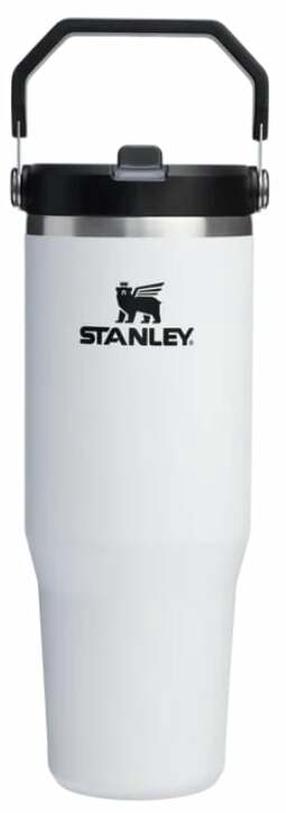 Termokrūze Stanley The IceFlow Flip Straw 2.0 Tumbler, 0.89 l, balts krās.