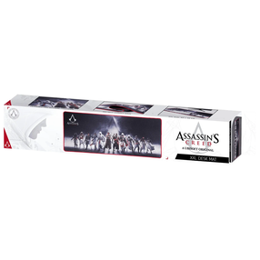 Pelės kilimėlis Subsonic Assassins Creed, 90 cm x 40 cm x 0.3 cm, mėlyna sp./balta sp./raudona sp.