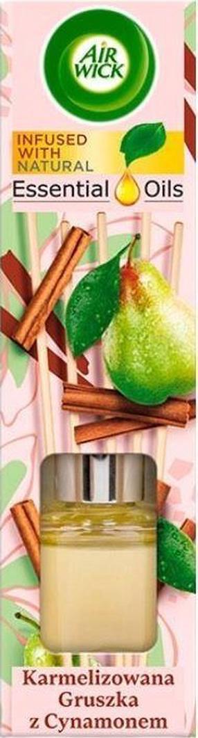 Домашний ароматизатор Air Wick Essential Oils Caramelised Pear with Cinnamon, 40 мл