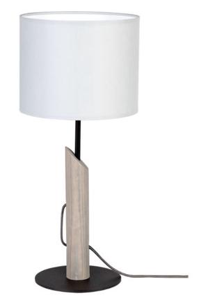 Galda stāvlampas Britop Colette 8620217104, E27, 40W, melna krās./koka krās./balta krās.