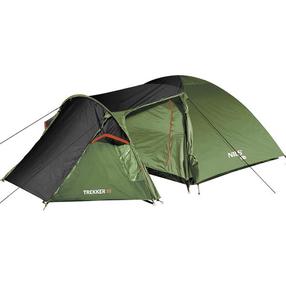 Trīsvietīga telts Nils Camp Trekker III NC6312, zaļa krās., 390 cm x 210 cm x 130 cm