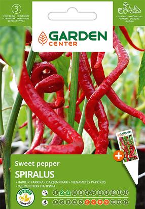 Sēklas Garden Center, paprika SPIRALUS, 0.1 g