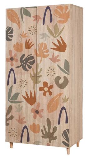 Spinta Kalune Design Lidya 906, ruda sp., 52 cm x 90 cm x 192 cm