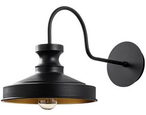 Lampa sienas Opviq Berceste 182BLACK-A 521SHN2145, E27, 1 x 40 W, melna krās. / melna krās.