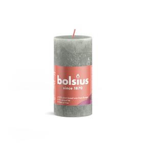 Свеча, цилиндрическая Bolsius, 27 - 30 час, зеленый цв.