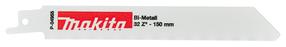 Zobenzāģa asmens Makita P-04955, bimetāls, 150 mm, 5 gab.