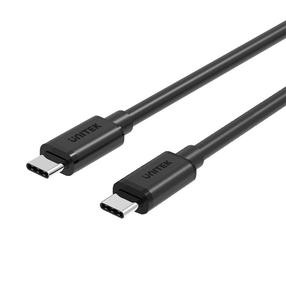 Провод Unitek Y-C477BK, USB Type C, 100 см, черный цв.