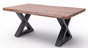 Kavos staliukas MC Akcent Cartagena, antracito sp./riešuto sp., 110 cm x 70 cm x 45 cm