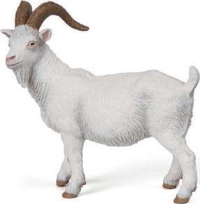 Rotaļlietu figūriņa Papo White Nanny Goat 401260, 9 cm, balta krās.