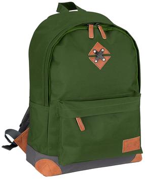 Kooli seljakott Abbey Classic, roheline v./hall v., 42 cm x 30 cm x 16 cm