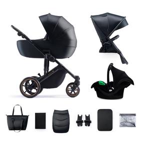 Universalus vežimėlis KinderKraft Prime 2 3in1, juoda sp.