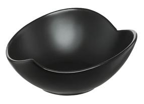 Bļoda Ambition Salsa Leaf, melna krās., 18 cm, 0.5 l