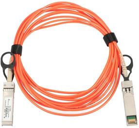 Сетевой кабель Extralink SFP+ AOC 15906 SFP+, SFP+, 5 м, oранжевый цв.
