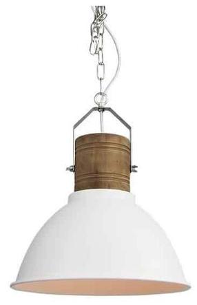 Lampa karināms AZzardo Duncan AZ1582, E27, 1 x 60 W, balta krās. / niķeļa krās.