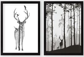 Paveikslas Wallity SET_083, 34 cm x 44 cm