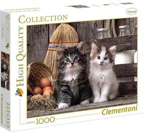 Dėlionė Clementoni Lovely Kittens 39340, 69 cm x 50 cm, 1000 vnt., įvairių spalvų