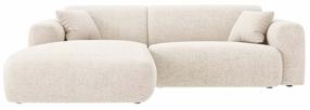 Kampinė sofa Cosmopolitan Design Nolio Haga 23, šviesiai smėlinė, kairinė, 170 x 235 cm x 72 cm