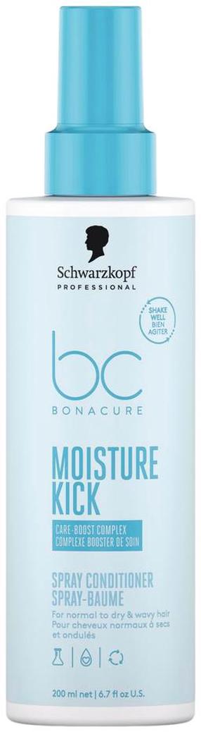 Matu kondicionieris, izsmidzināms Schwarzkopf Professional BC Moisture Kick, 200 ml