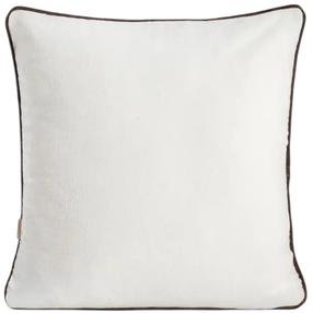 Dekoratīvs spilvena pārvalks Homla Fina 785191, brūna krās./balta krās., 45 cm x 45 cm
