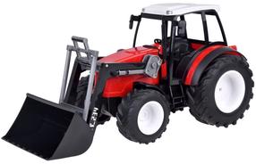 Игрушечный трактор Double E Farm RC0666, красный цв.