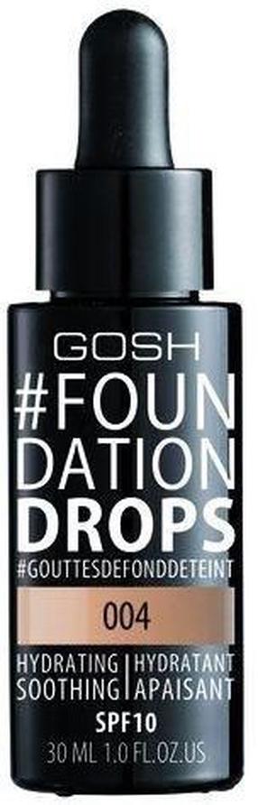 Жидкая основа для макияжа Gosh Drops, 04 natural, 30 мл